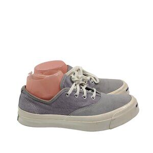 Converse Men's Grey White Jack Purcell Signature Ox Low Top Sneaker Shoes Size 6
